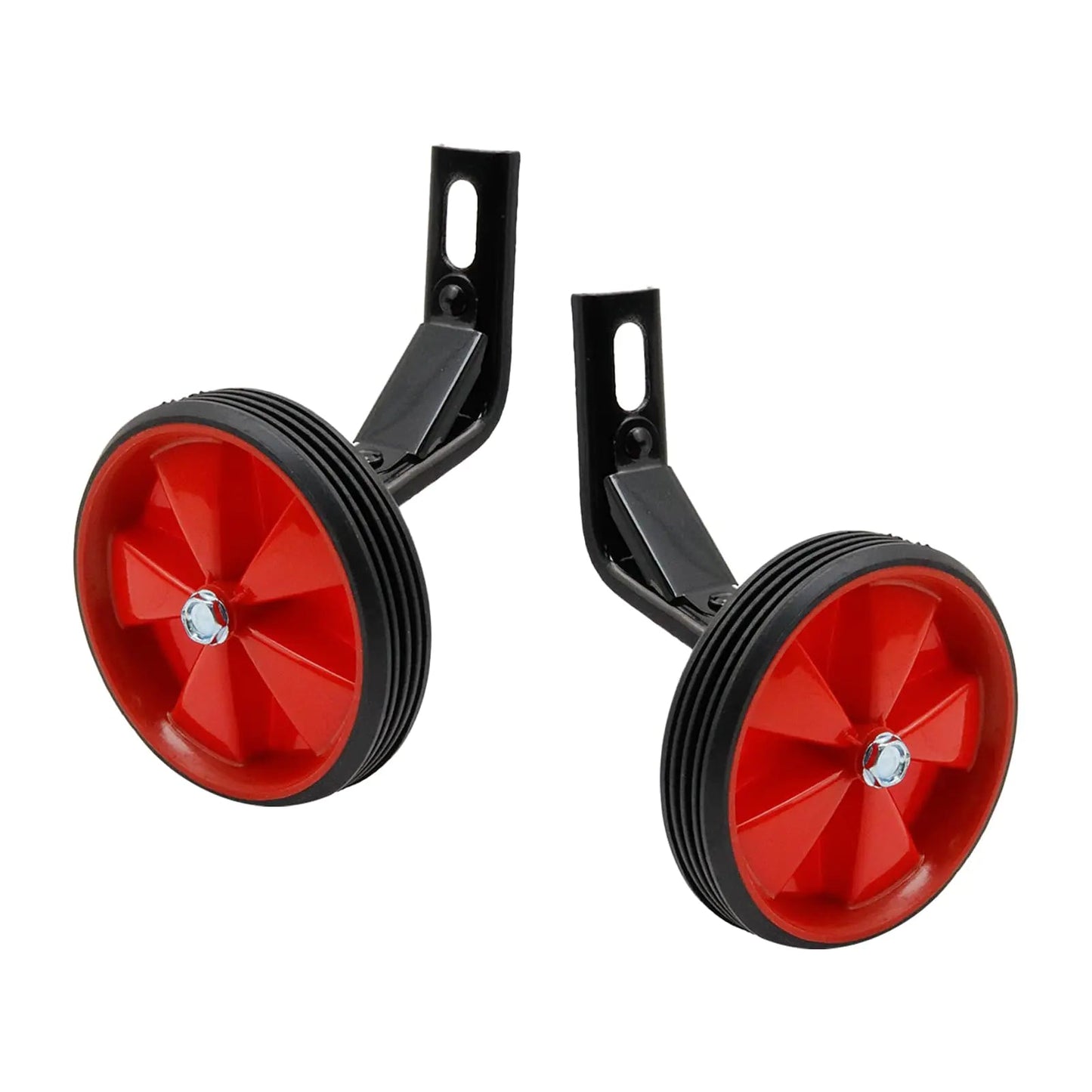 Tsnamay Pair of Black Bicycle Auxiliary Wheel Childrens Bicycle Accessories For 12 InchTraining Wheels Kids Bike Bicycle Children Training Bike WheelsRed ShopCyber93