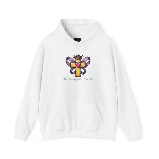 His Love Heart Hoodie | Unisex Sweatshirt