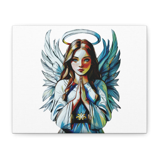 Angel Canvas Art Printify